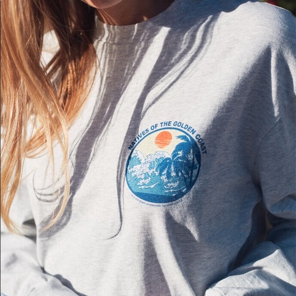 Brandy Melville Tops - Natives of the golden coast Brandy Longsleeve